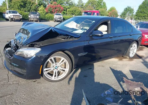 2014 BMW Alpina B7 from USA, damaged, VIN WBAYE8C5XED134652